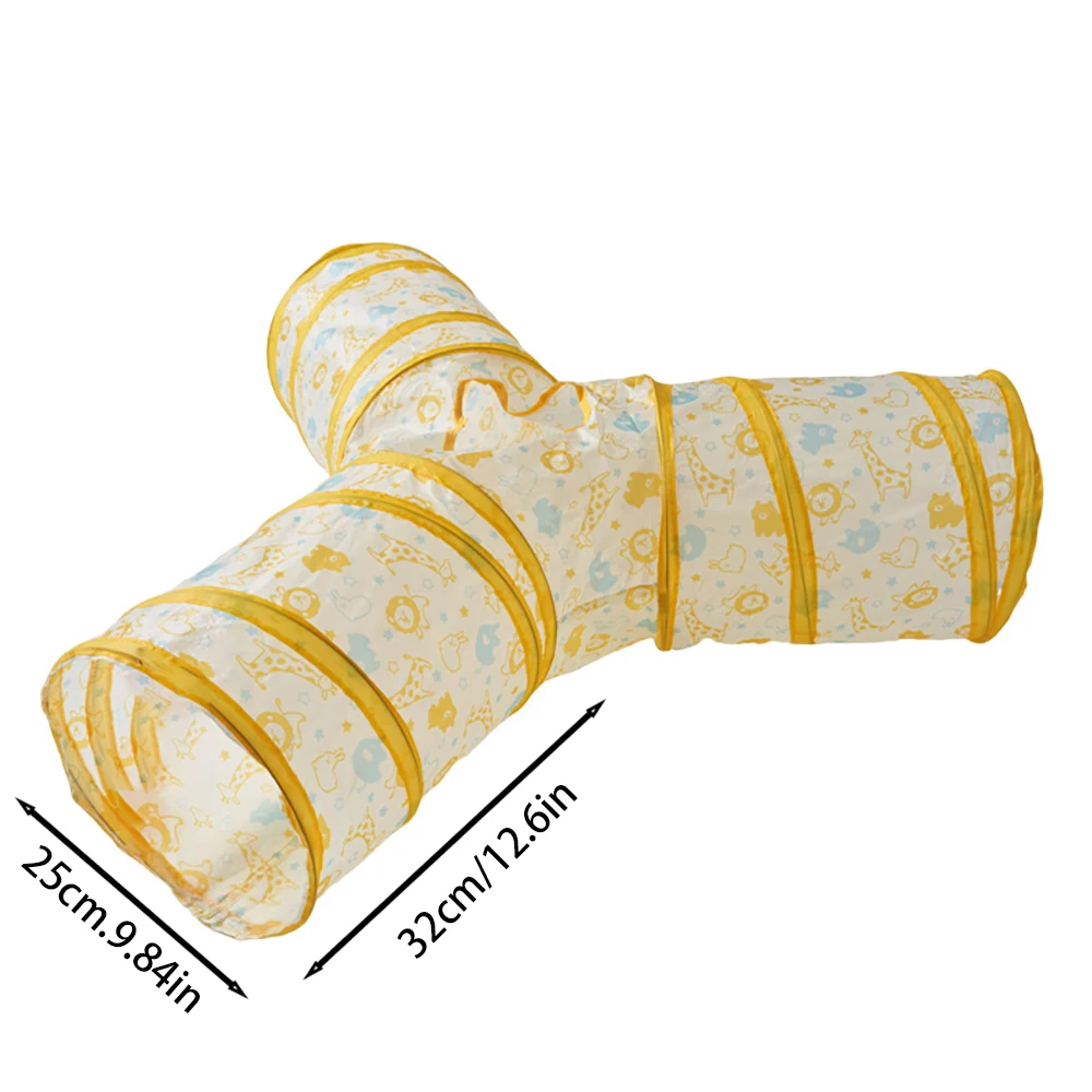 Offrez à votre chat un espace d’amusement et de détente avec ce tunnel pliable interactif et résistant – Image 15