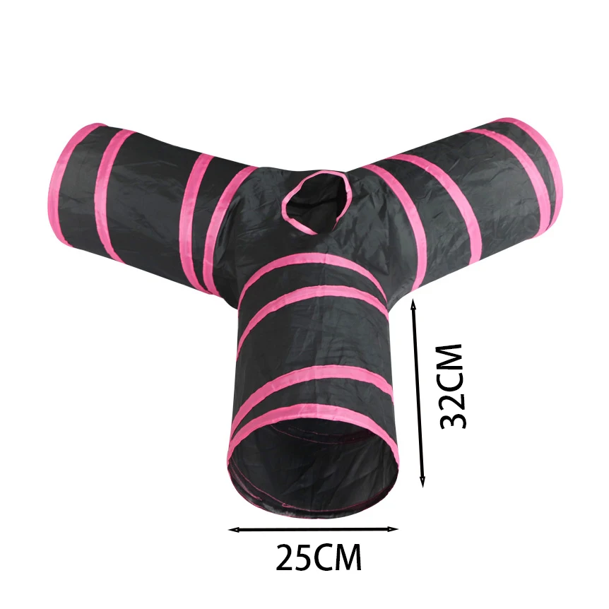 Offrez à votre chat un espace d’amusement et de détente avec ce tunnel pliable interactif et résistant – Image 9